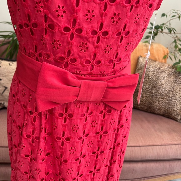 Nanette Lepore Poppy Eyelet Sheath Dress Size 10 NWT - Picture 9 of 13